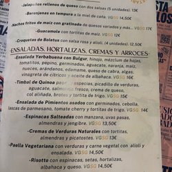 Yerbabuena - Todo vegetariano o vegano.