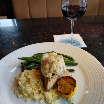 Stanford's - Clackamas - Market Swordfish with Basmati Rice, green beans and Oscar finish - American Near Me - Clackamas, Oregon
