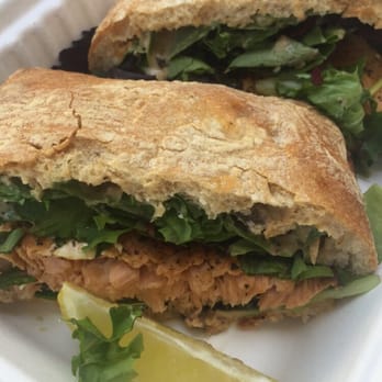 The Monta Factory - Salmon sandwich is out of this world good! - Armenian Near Me - Pasadena, California