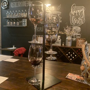 Rustic Cork Wine Bar - This is the wine flight - Wine Bars Near Me - Lake Stevens, Washington