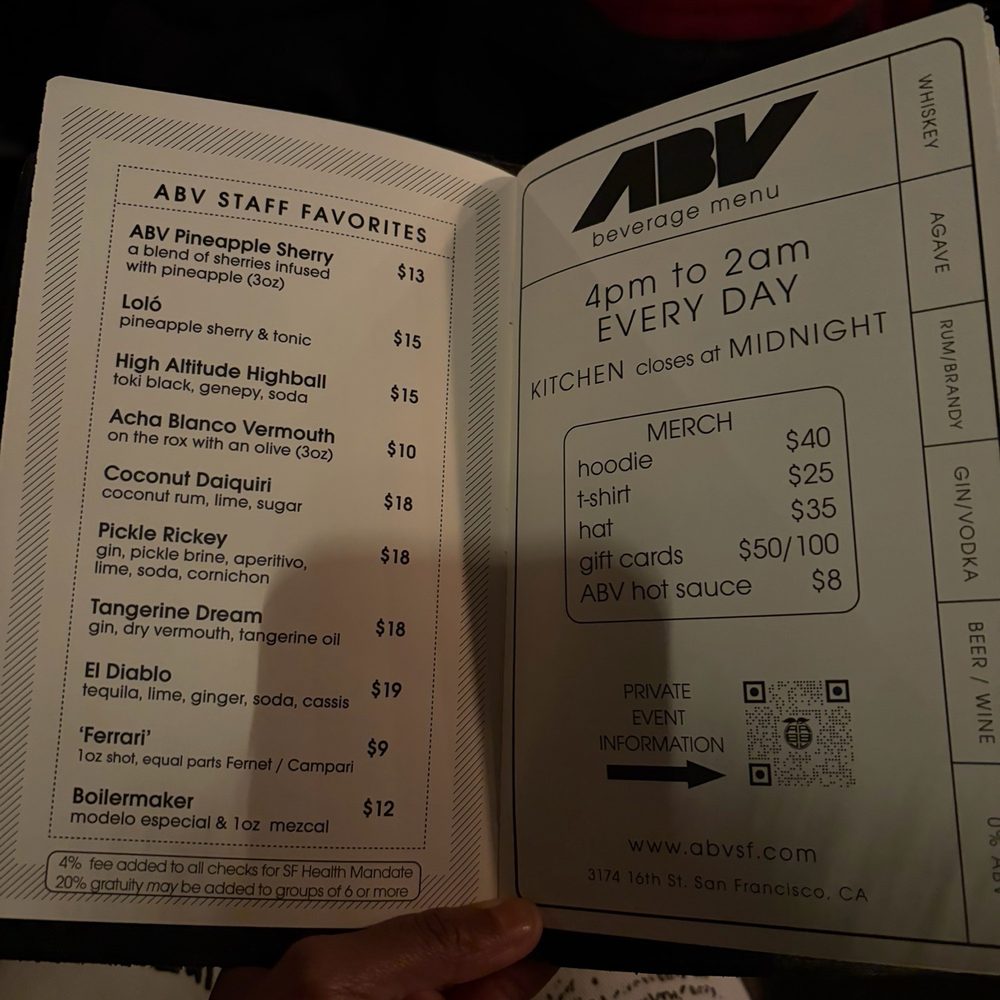 ABV - Cocktail Bars Near Me - San Francisco, California ABV - Cocktail Bars Near Me - San Francisco, California