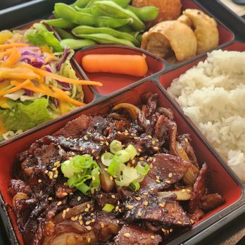 Tampopo - a tray of food with rice, carrots, and meat - Japanese Near Me - Philadelphia, Pennsylvania Tampopo - a tray of food with rice, carrots, and meat - Japanese Near Me - Philadelphia, Pennsylvania