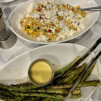 Nate's Chop House - Elote corn & grilled asparagus - Steakhouses Near Me - Canonsburg, Pennsylvania Nate's Chop House - Elote corn & grilled asparagus - Steakhouses Near Me - Canonsburg, Pennsylvania