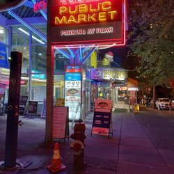 Robson Public Market - Seems abandoned but this place has a cool sign!