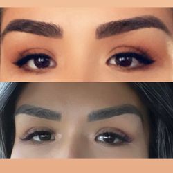 5 year difference since having my brows done