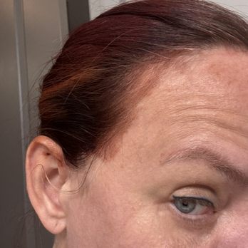 Champagne Hair Studio - Left with color all over my face/ear - Makeup Artists Near Me - Carrollton, Texas Champagne Hair Studio - Left with color all over my face/ear - Makeup Artists Near Me - Carrollton, Texas