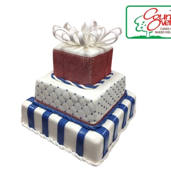 Country Oven Bakery - a three tiered cake - Bakeries Near Me - Iselin, New Jersey Country Oven Bakery - a three tiered cake - Bakeries Near Me - Iselin, New Jersey