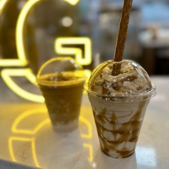 Goldie - SALTED CARAMEL & TURKISH TEHINA SHAKE - Falafel Near Me - Philadelphia, Pennsylvania