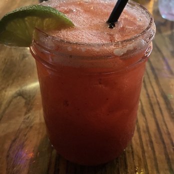 Magpie & Stump Restaurant - Strawberry marg - Mexican Near Me - Banff, Alberta