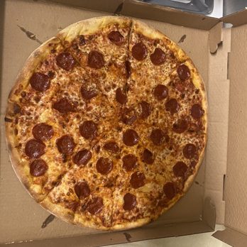 Five Boroughs Restaurant - Pepperoni pie regular sauce - Mediterranean Near Me - Norfolk, Virginia