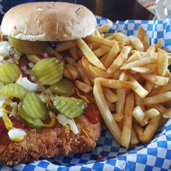 Victory Lane - Tenderloin and fries