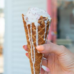 Ice Cream Social - Drippy cone on a hot day!