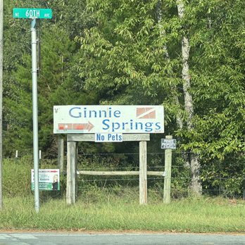 Ginnie Spring - Rafting/Kayaking Near Me - High Springs, Florida