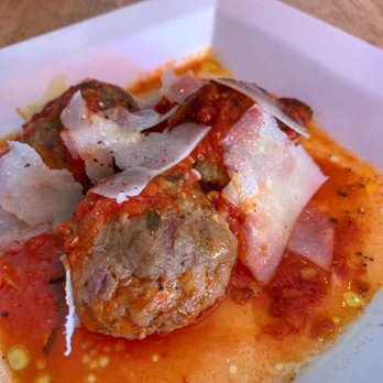 Genevieve's Kitchen - Wild boar meat balls - New American Near Me - Doylestown, Pennsylvania