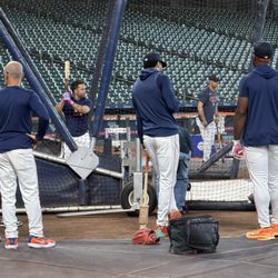 Altuve! Batting practice