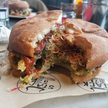 Stack 571 Burger & Whiskey Bar - Veggie burger - Burgers Near Me - Tacoma, Washington Stack 571 Burger & Whiskey Bar - Veggie burger - Burgers Near Me - Tacoma, Washington