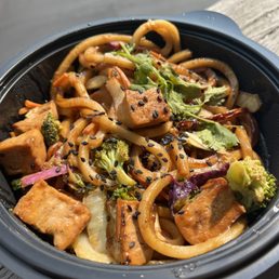 Japanese Pan Noodle with Chicken - 37 Grams of Protein, 460 Calories.
