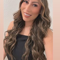 Style 5 - Hair dyed and Ktips extensions
