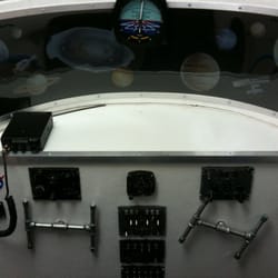 Artbeast Children's Studio - The Controls with Real Aviation Knobs and Switches!