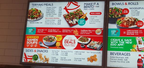 Menu photo 2 Edo Japan Newmarket, ON Menu photo 2 Edo Japan Newmarket, ON