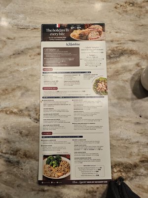 Menu photo 4 la Madeleine Austin, TX