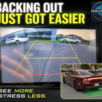 Houston Car Stereo - Professional backup camera installation by Houston Car Stereo featuring a Kenwood touchscreen with HD rear view camera for safer parking - Car Stereo Installation Near Me - Houston, Texas Houston Car Stereo - Professional backup camera installation by Houston Car Stereo featuring a Kenwood touchscreen with HD rear view camera for safer parking - Car Stereo Installation Near Me - Houston, Texas
