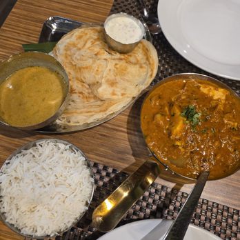 Anjappar - Malabar parotta, Mango fish curry - Indian Near Me - Pineville, North Carolina