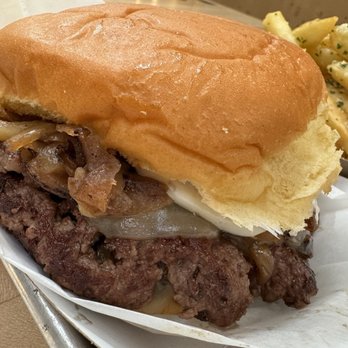 Konjoe Burger - Truffle burger with truffle fries. - Burgers Near Me - Los Altos, California Konjoe Burger - Truffle burger with truffle fries. - Burgers Near Me - Los Altos, California