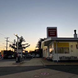 Franconia Shell Service Center - Sunset @the pumps lol