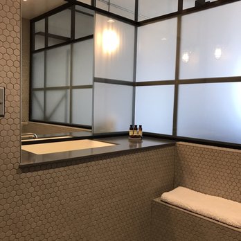 FOUND:RE Phoenix - Heavenly shower with double sided sink - Hotels Near Me - Phoenix, Arizona