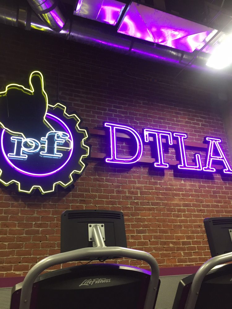 Dope neon sign! Representing DTLA!!! Yelp