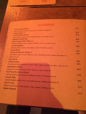 Menu photo 8 Tükkan Istanbul, 34 Menu photo 8 Tükkan Istanbul, 34