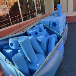 Children's Museum Tucson - Huge foam blocks. I have yet to see tall structures but I'm hoping