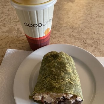 GOODONYA Organic Eatery - Chicken chipotle burrito - Coffee & Tea Near Me - Encinitas, California