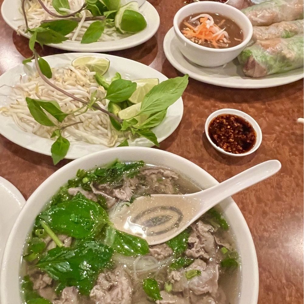 Pho So 1 - #19 and fresh chicken rolls - Vietnamese Near Me - Simi Valley, California