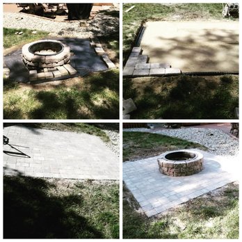 Irreco - four different views of a fire pit - Landscaping Near Me - St. Louis, Missouri Irreco - four different views of a fire pit - Landscaping Near Me - St. Louis, Missouri