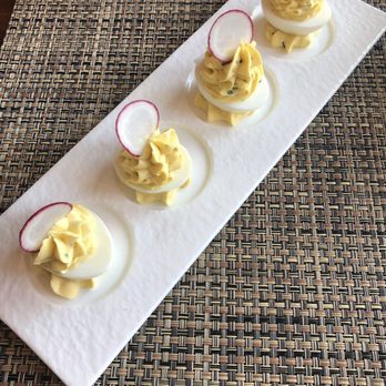River Bar - Deviled eggs - American Near Me - Brunswick, Georgia River Bar - Deviled eggs - American Near Me - Brunswick, Georgia