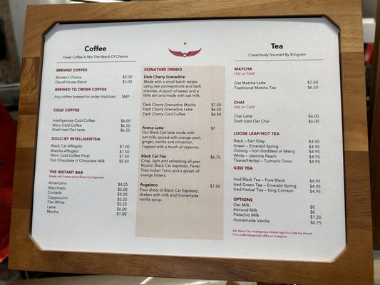 Menu photo 6 Intelligentsia Coffee Pasadena, CA