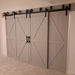Custom closet builds and barndoor installs