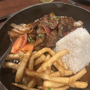 El Mono - Lomo saltado - really good. Steak was cooked perfectly. Tender and not too tough or too chewy. - Peruvian Near Me - El Cerrito, California El Mono - Lomo saltado - really good. Steak was cooked perfectly. Tender and not too tough or too chewy. - Peruvian Near Me - El Cerrito, California