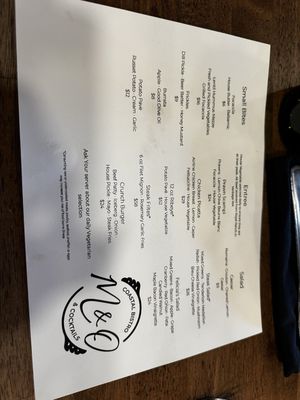 Menu photo 1 Marble & Oak Forks, WA