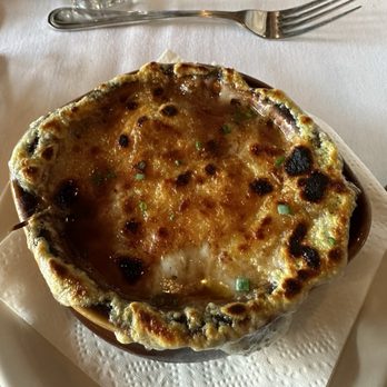 La Merise French Bistro - French onion soup - French Near Me - Denver, Colorado