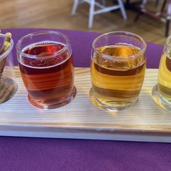 Ackerman Winery - Hard cider flight.