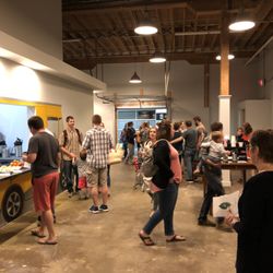 Antioch Community Church in Minneapolis - Grab some coffee and a snack on your way in and catch up with people.