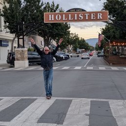 Hollister is a very hospitable town. De Rose Vineyards, is very close.