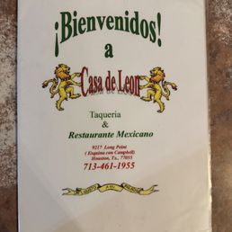 Updated menu