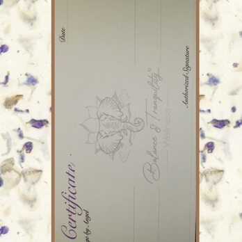 Balance &Tranquility Wellness - Gift certificate - Massage Therapy Near Me Balance &Tranquility Wellness - Gift certificate - Massage Therapy Near Me