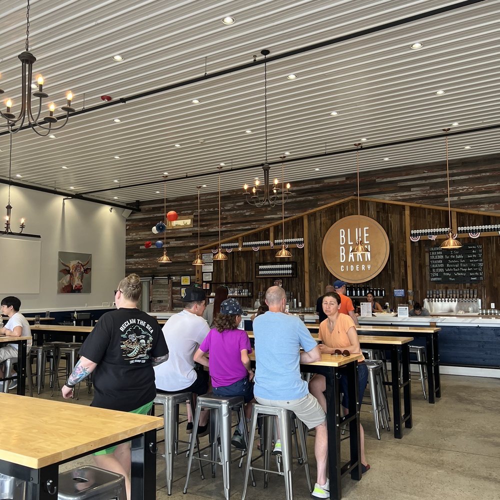 Blue Barn Cidery - Inside seating and bar - Cideries Near Me - Hilton, New York Blue Barn Cidery - Inside seating and bar - Cideries Near Me - Hilton, New York