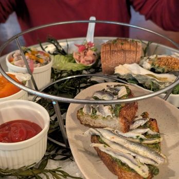 The Shuckery - Seafood Tower, bottom section - Seafood Near Me - Petaluma, California The Shuckery - Seafood Tower, bottom section - Seafood Near Me - Petaluma, California