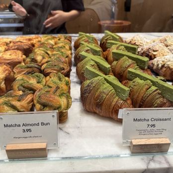 Salswee - Matcha Croissant and Matcha almond bun - Bakeries Near Me - New York, New York Salswee - Matcha Croissant and Matcha almond bun - Bakeries Near Me - New York, New York